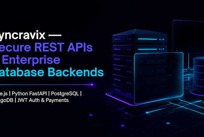 build secure rest apis and database backends